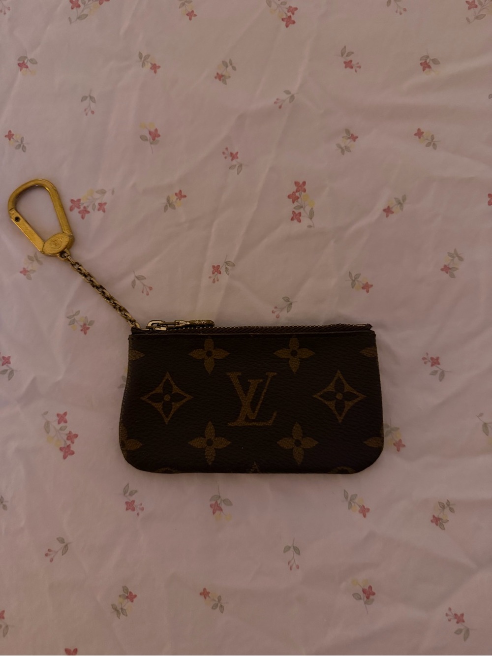 Louis Vuitton Monogram Key Pouch - Brown
